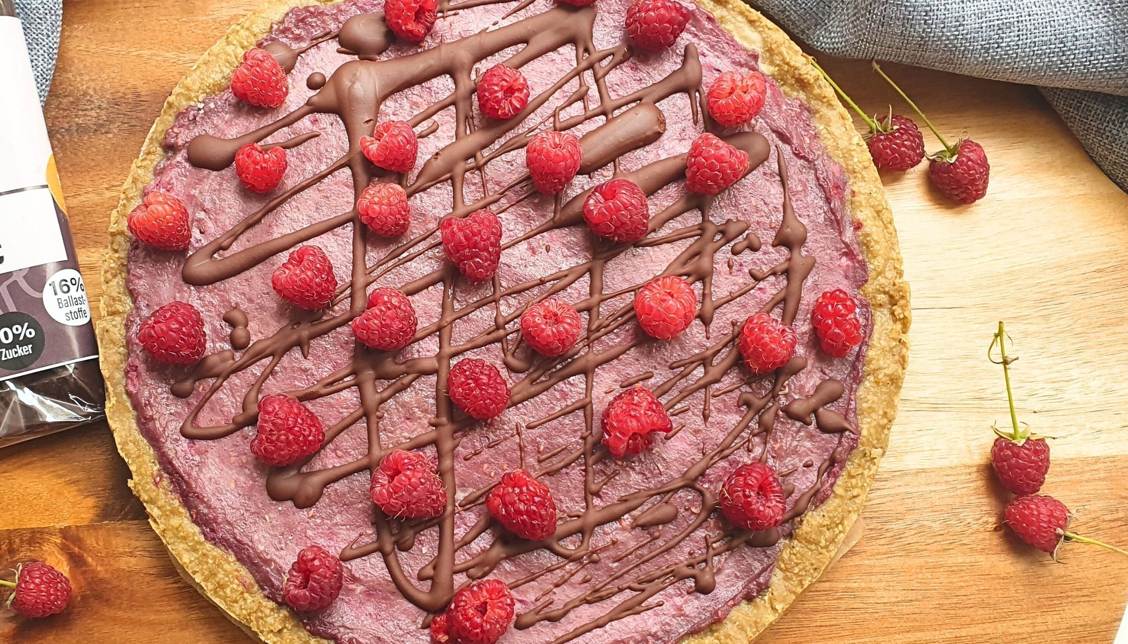 No Bake Raspberry Tarte