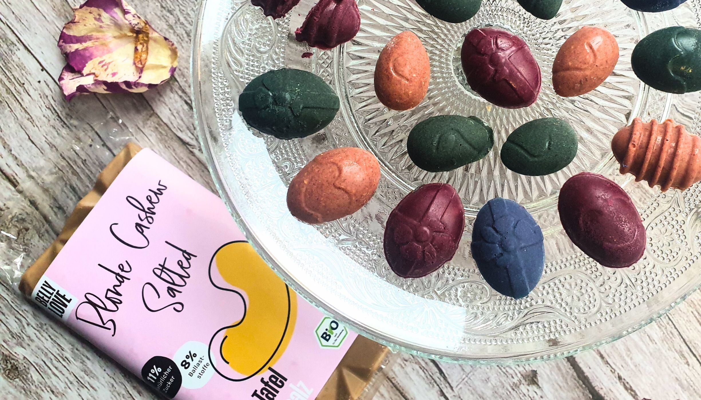 Bunte Schoko-Ostereier