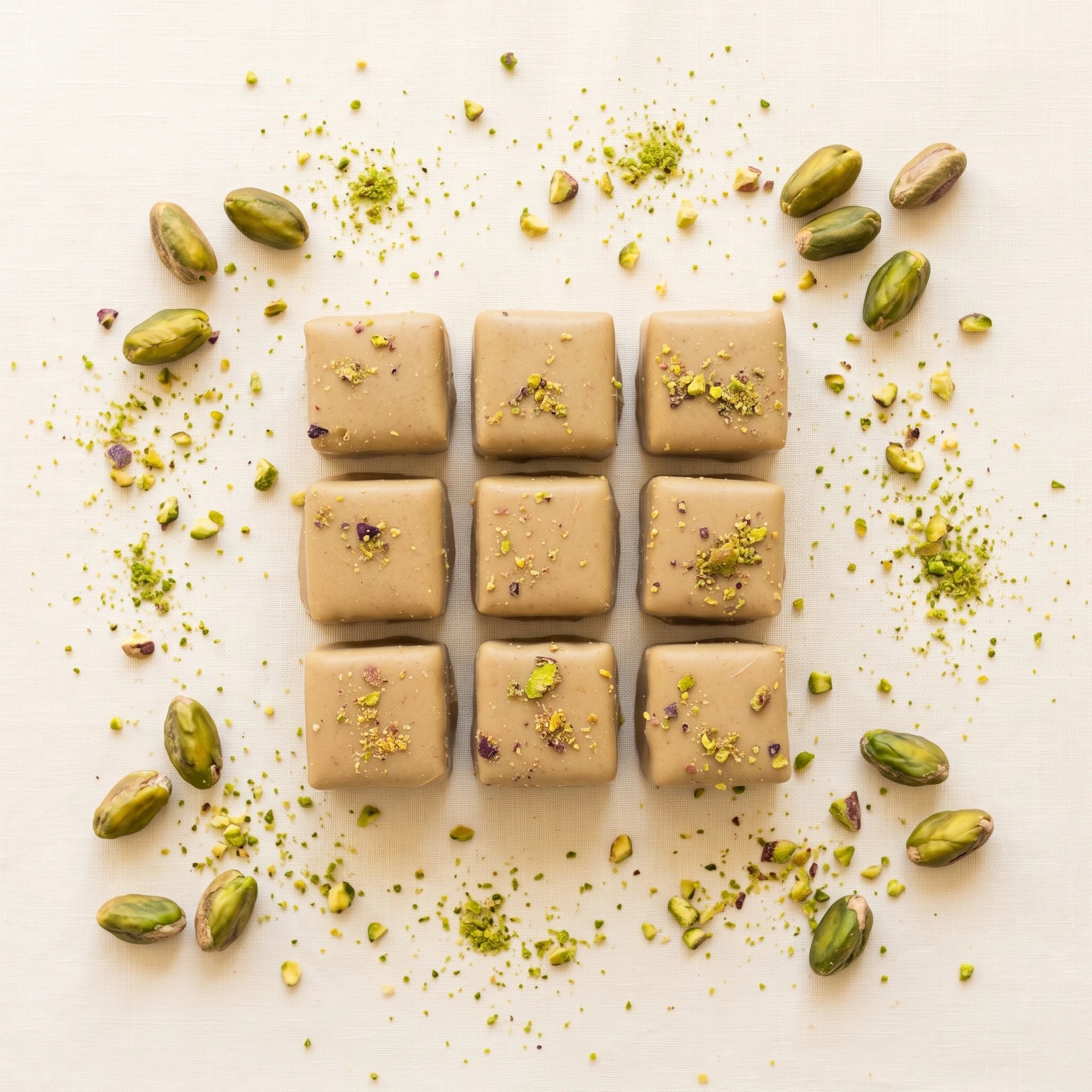 Blonde Creamy Pistachio Pral*nen (bio)