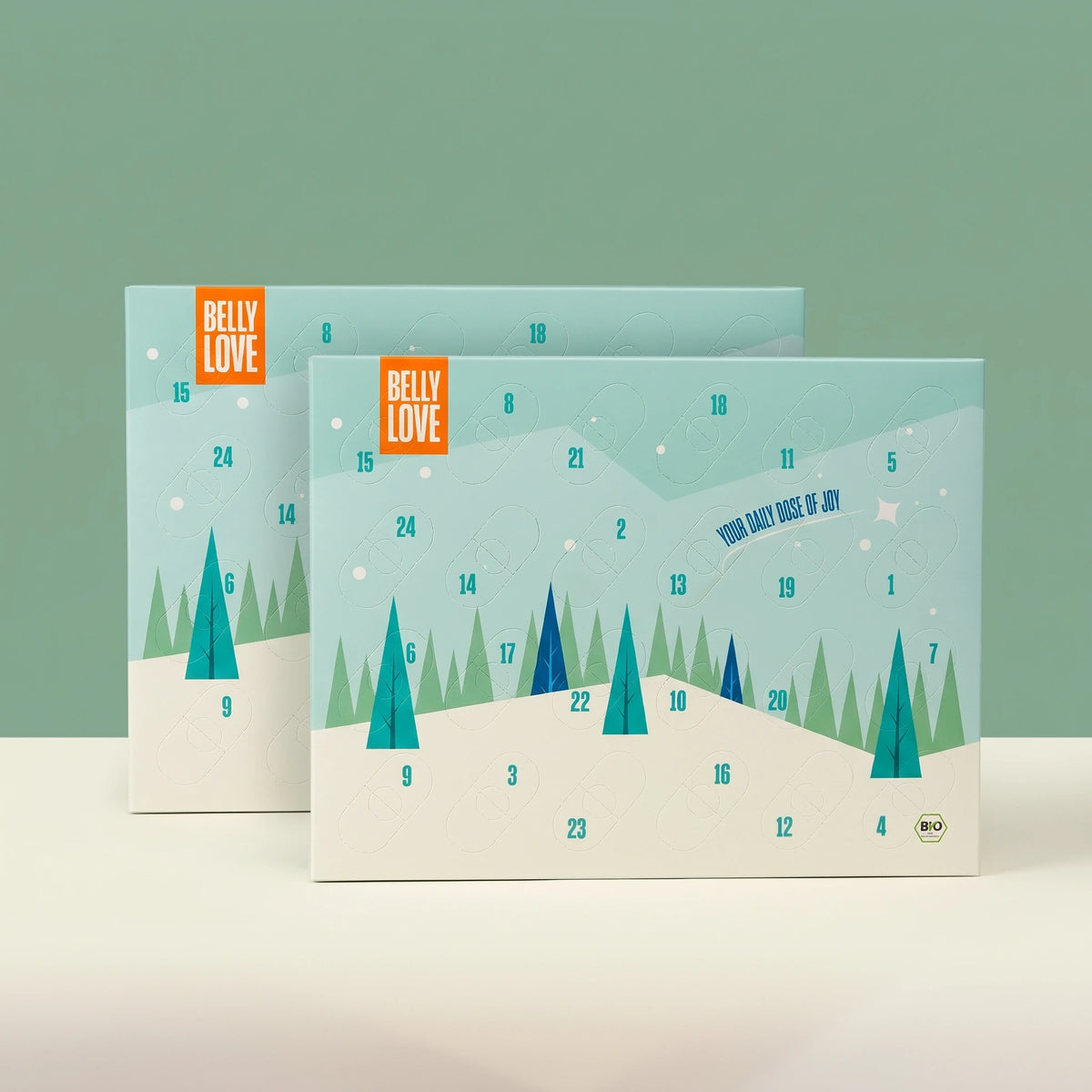 Adventskalender 2er-Set Dark (bio)