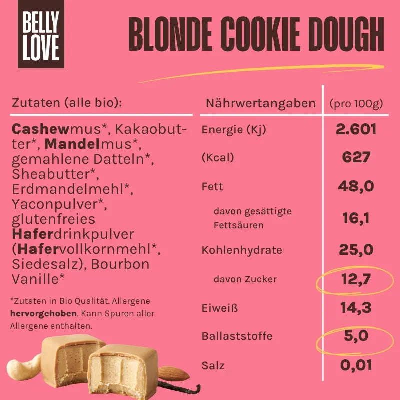 Unperfekte Cookie Dough Blond Pral*ne (bio)