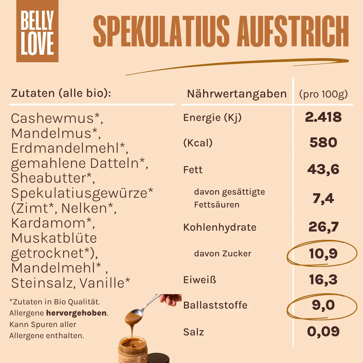 Spekulatius Aufstrich (bio)