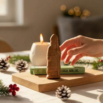 Schokolade Santa Blonde mit Hänern zuckerreduziert