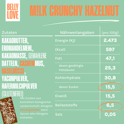 Belly Bar: M!lk Crunchy Hazelnut (bio)