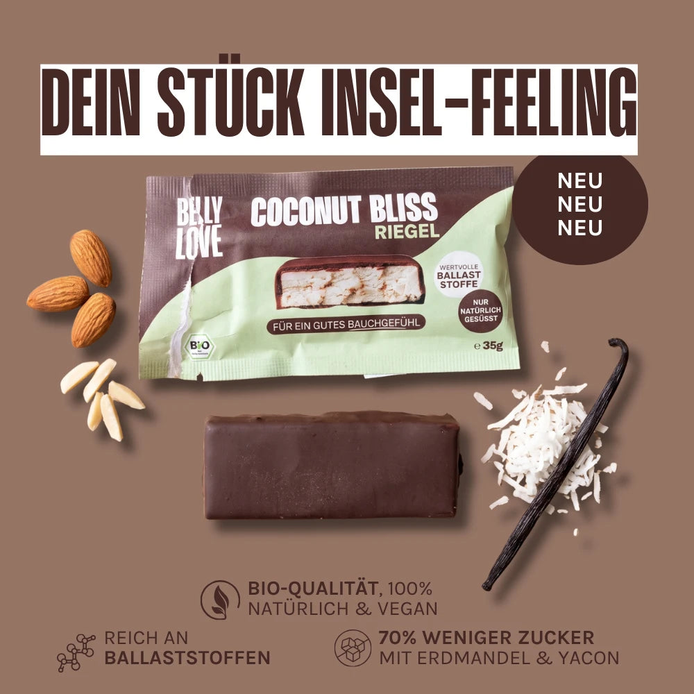 Coconut Bliss Bio Kokos Riegel | Dein Stück Insel Feeling | Neu